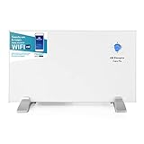 Orbegozo REW 1000 - Panel radiante digital Wi-Fi, 1000 W, pantalla digital LCD, programable,...